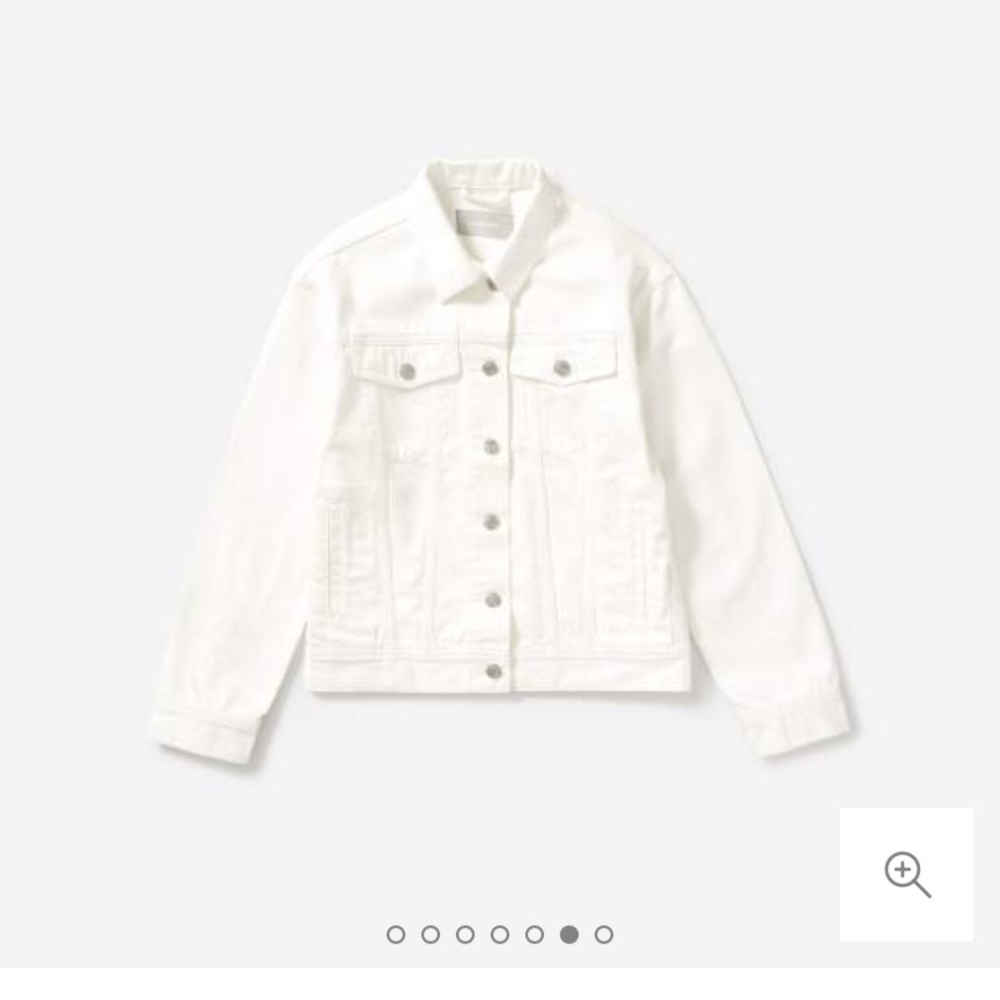Everlane denim jacket in white